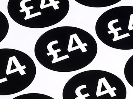 1 for Price Labels, Price Tags & Pricing Stickers in the UK - Price Stickers