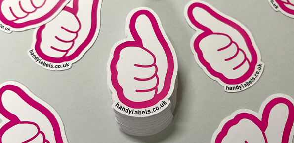 die cut stickers of handy labels thumb