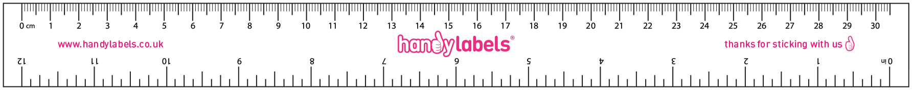 handy labels printable ruler