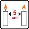 CLP candle gap colour logo