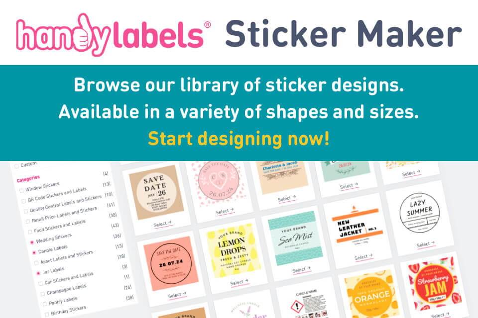 Business stickers and label templates